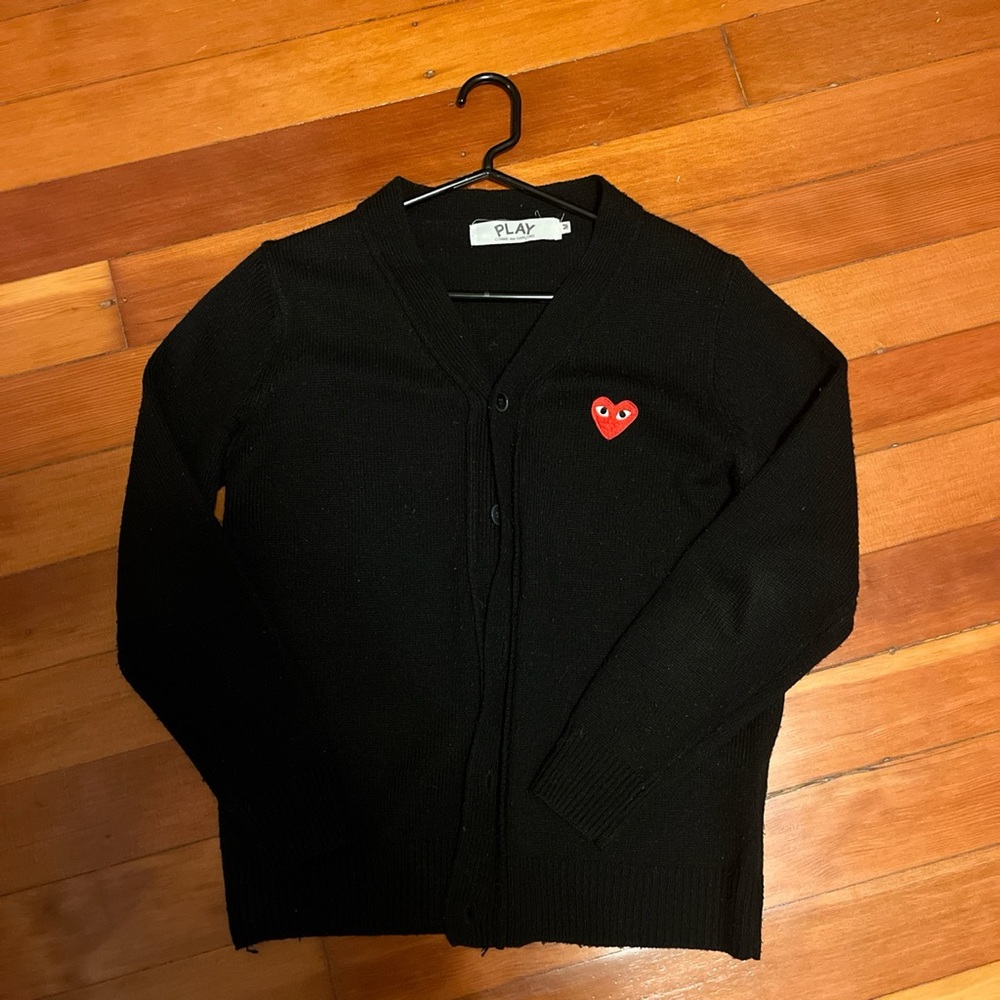 *SOLD* COMME DES GARÇONS PLAY KNIT CARDIGAN